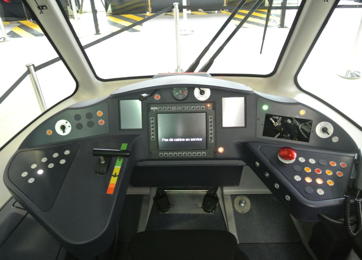 Poste de conduite d’un tramway